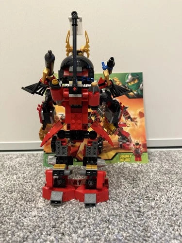 LEGO 9448 Samurai Mech 100% Complete w 3 Minifigures 2 Manuals 2012 Rare Retired