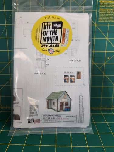 Fos Scale Models U.S. Post Office Ho Scale structure kit