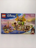 LEGO Disney Moana 2 Kakamora Barge 43258 572pc Boat Moana Maui Kotu NEW Sealed