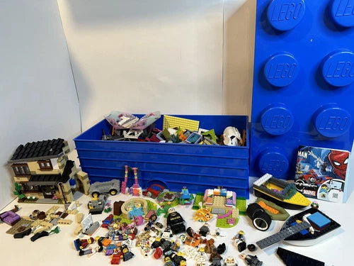 Large Lego Brick Storage ~10 Lbs Legos Harry Potter Star Wars Batman Etc