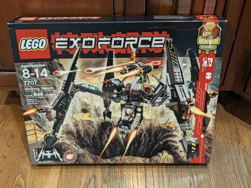 LEGO Exo-Force: Striking Venom Set 7707 New Sealed (Box Tape Open)