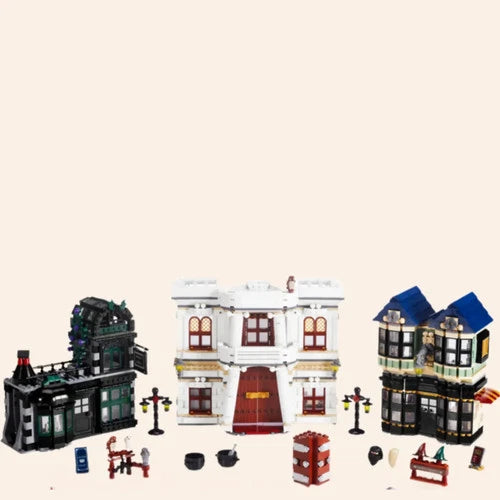 NEW Harry Potter Diagon Alley Wizarding Shops Building Blocks Set 2025 pcs