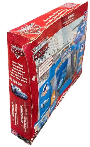 Mega Bloks Cars Dinoco Stage Set 7785 NEW/Unopened w/Helicopter and Blue McQueen