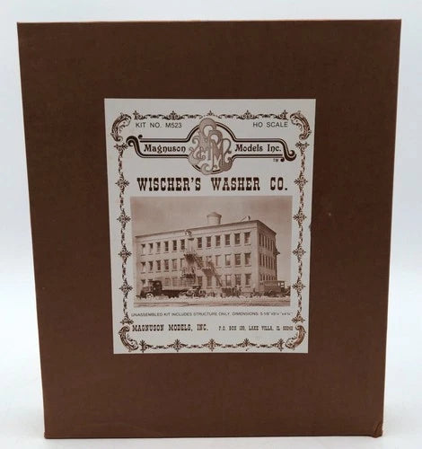 Magnuson Models M523 HO Scale Wischer's Washer Co. Building Kit