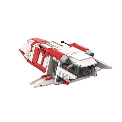 YOUFOY Transport with Detailed Interior and Cockpit for 2 Pilots 1138 Pieces