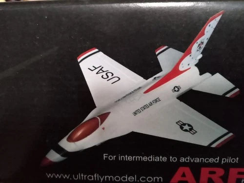 F-16 THUNDERBIRDS RC PUSHER JET AIRPLANE WITH APC PROP MOTOR