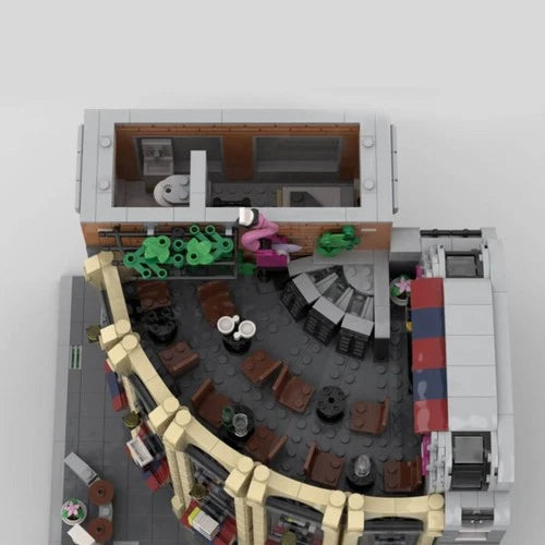 Custom MOC-203717 Round Corner Tech Store Building Blocks Set 2691PCS Toys Gift