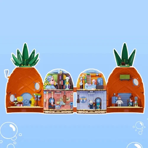 AREA-X AB0032 SpongeBob Pineapple House building blocks Set Bricks Kids Toy