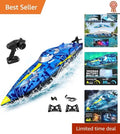 Versatile 16 Inch RC Boat - Fast Remote Control Fun with 2 Batteries Included