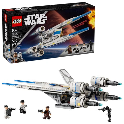 LEGO Star Wars Rebel U-Wing Starfighter Building Set - Includes Cassian Andor
