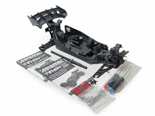 New Arrma Typhon Mega 665 V4 4X4 Buggy Roller Slider Chassis Arms Towers Wing