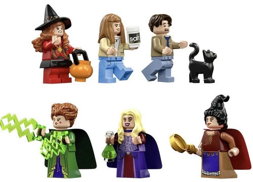 LEGO Disney Hocus Pocus: 21341 The Sanderson Sisters' Cottage 7 MINIFIGURES