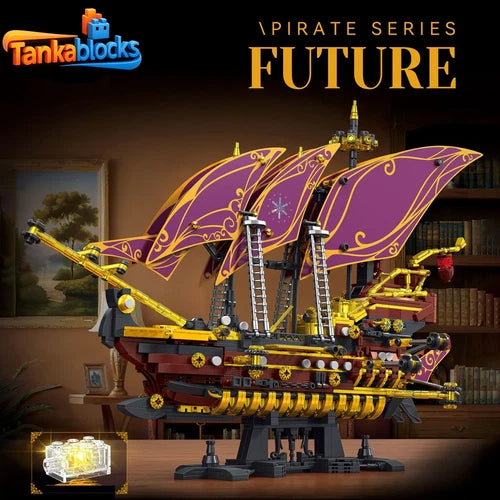 MOC FUTURE PIRATE SERIES Pirate ship Building Blocks Set Toys Gift 2285 pcs