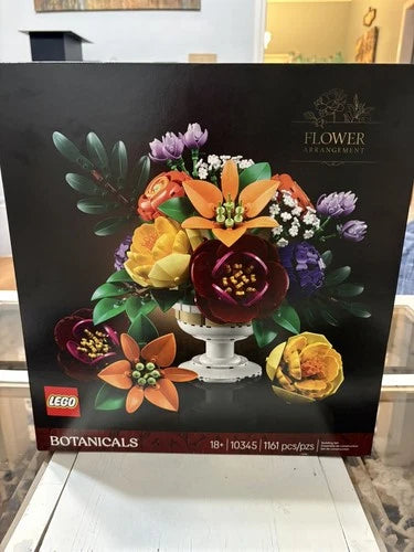 Lego Botanicals Flower Arrangement 10345 1161-Piece Open Box All Bags Are Sealed