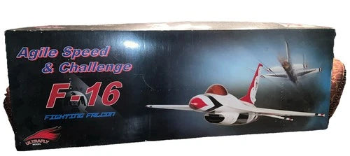 Ultrafly F-16 Fighting Falcon RC Airplane Kit Open Box. Read
