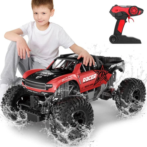 RC Trucks 4X4 Offroad Waterproof - 1:12 Scale Large Amphibious Remote Control Ca