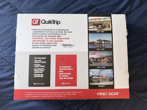 QuikTrip Convenience Store Building Block Set 1,365+ pcs 6 Figures