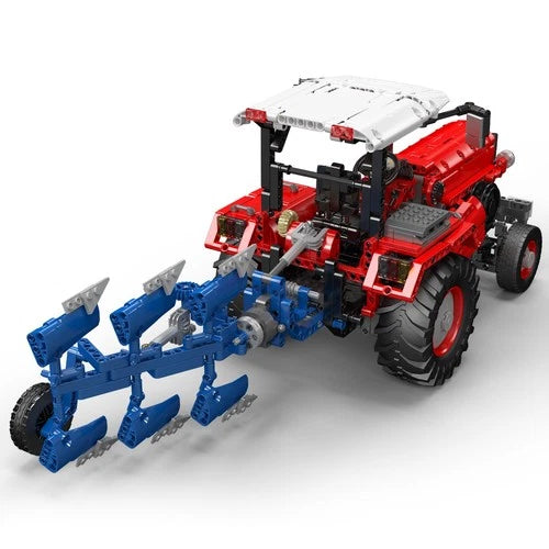 Mould King 17064 Tractor Multiple Shovel heads Building Block Toy Remote Control