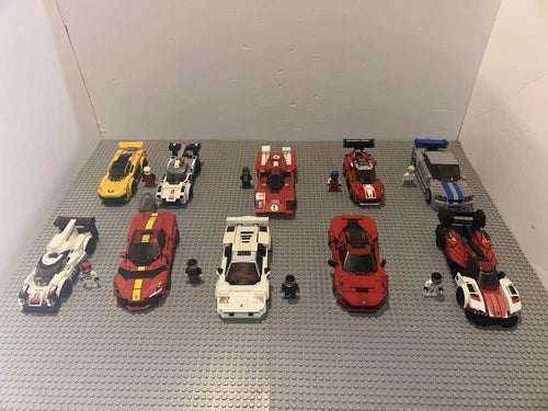 LEGO Speed Champions Lot Of 10 Cars Not Complete
