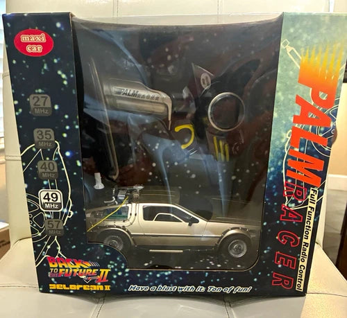 2003 Back to the Future Part II DeLorean Pam Racer RC Maxicar NEW FACTORY SEALED