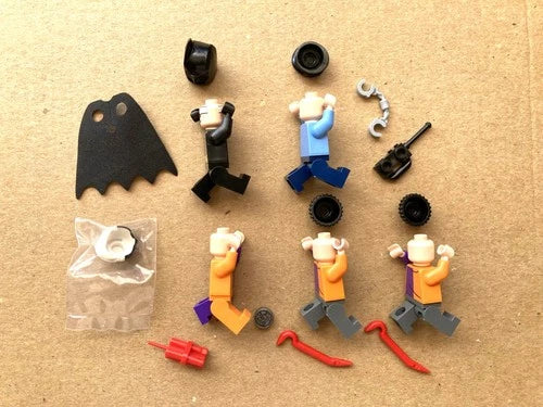 LEGO Super Heroes 6864 Batmobile and the Two-face Chase Minifigure Lot