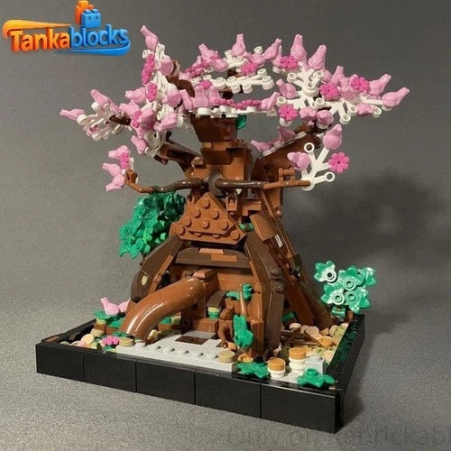 MOC-253497 - Zelda - Great Deku Tree bonsai tree building blocks Toys gift