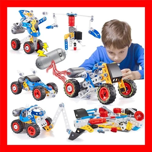 Erector Set for Boys 6-12, Building Toys for Kids Ages 4-8, 5 in 1 STEM Toys ...