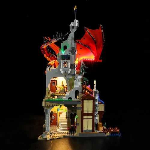 Dungeons & Dragons Red Dragon’s Tale 21348 PCS Building Blocks Set Gift M