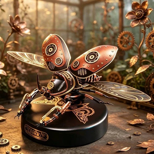 ROKR Mechanical 3D Puzzles Rhinoceros Beetle DIY Model Building Kits Xmas Gifts