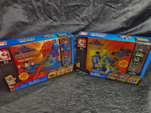 DC Minimates Justice League Throne Room & Warehouse Sets Superman Batman