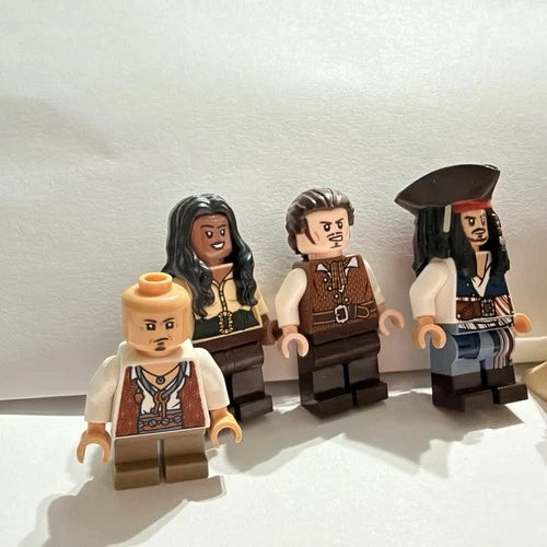 Lego Mini Figures Full Set Pirates Of The Caribbean Black Pearl Jacks Crew