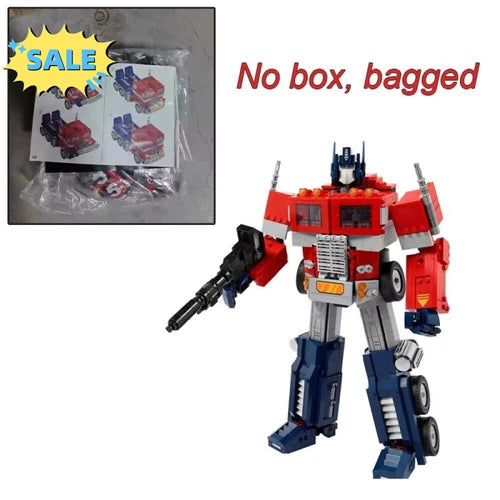 1508pcs Optimus Prime Building Blocks Fit 10302 Brick Transformers Model Toy