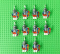 Red Lion knight LEGO Minifigures Set Of 10