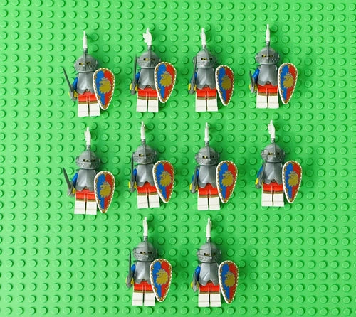 Red Lion knight LEGO Minifigures Set Of 10