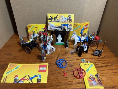 LEGO Castle: 6034, 6010, 6021, 6012 Sets Lot 99% Complete