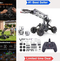 Robotic Arm Kit 2-in-1 Robot Car STEM Building Toy 4 DOF with Remote Control