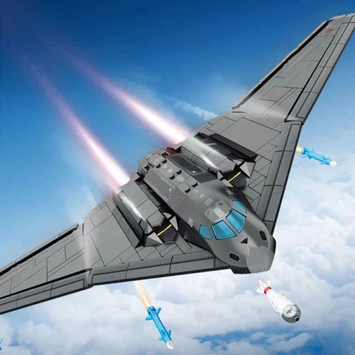 B-2 Stealth Ghost Bomber Building Block Set 1,162 Pieces GJ-B2SB