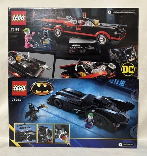 LEGO 76188 Classic TV Series Batmobile & 76224 1989 Batman vs. The Joker Chase