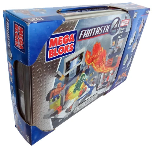 Mega Bloks #1935 Fantastic 4 Baxter Building Lab 250 Pcs Collector Edition Vol 2