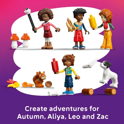 MEOW Friends Cozy Fall Forest Cabin - Building Toy for Girls & Boys, Ages 9+ - D