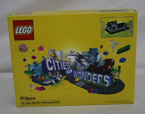 LEGO COWHK-1 Cities of Wonders - Hong Kong: Old Taipo Market Railway Station-NEW