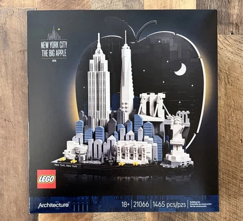 LEGO Architecture 21066 New York City The Big Apple NIB 1465-Piece Building Set