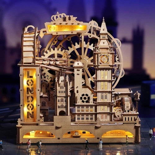 ROKR 3D Wooden Puzzle Marble Travel London Build Adult DIY Model Kit Home Decor