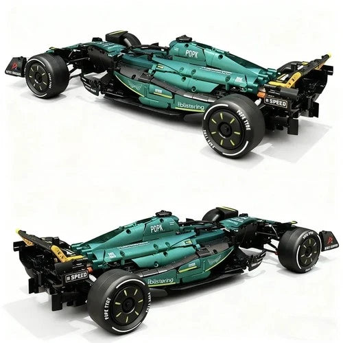 1912PCS Aston Martin Sports Car Building Blocks, Technical MOC DIY Model Set