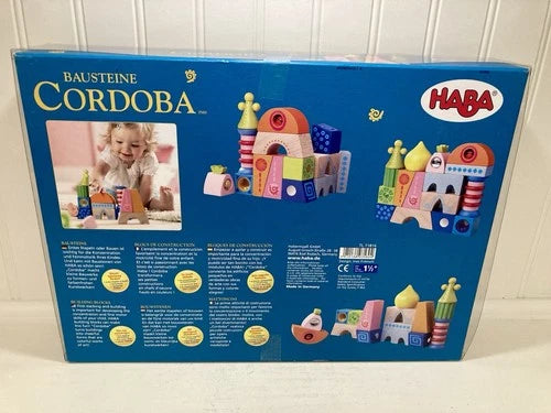 HABA Cordoba 16 Piece Beechwood Building Block Set New