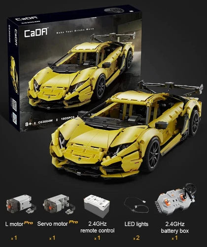 Cada RC 1/10 LAMBORGHINI Aventador LP700 Building Blocks Car w/ RC System -KIT-