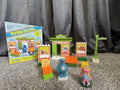 1991 Tyco Pre-School Super Blocks Duplo Sesame Street Cookie Monster Cafe Set