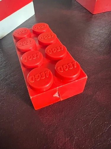 Vintage 1960s Jumbo Lego 4" x 2" - Qty 24