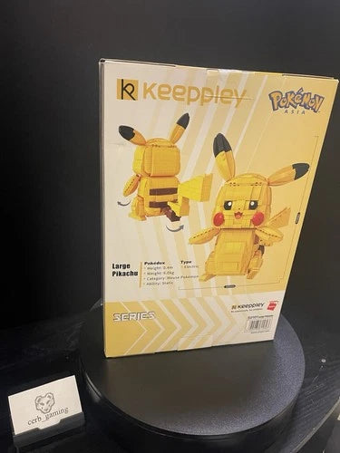 Keeppley Pokémon Building Blocks Pikachu (911 Pc) New in Sealed Box