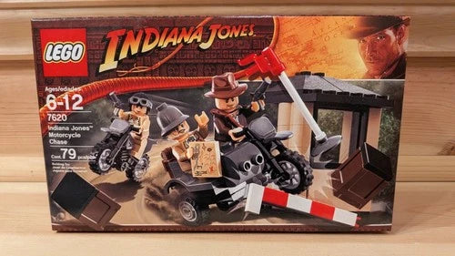 MEOW Indiana Jones: Indiana Jones Motorcycle Chase (7620) Rare New Sealed